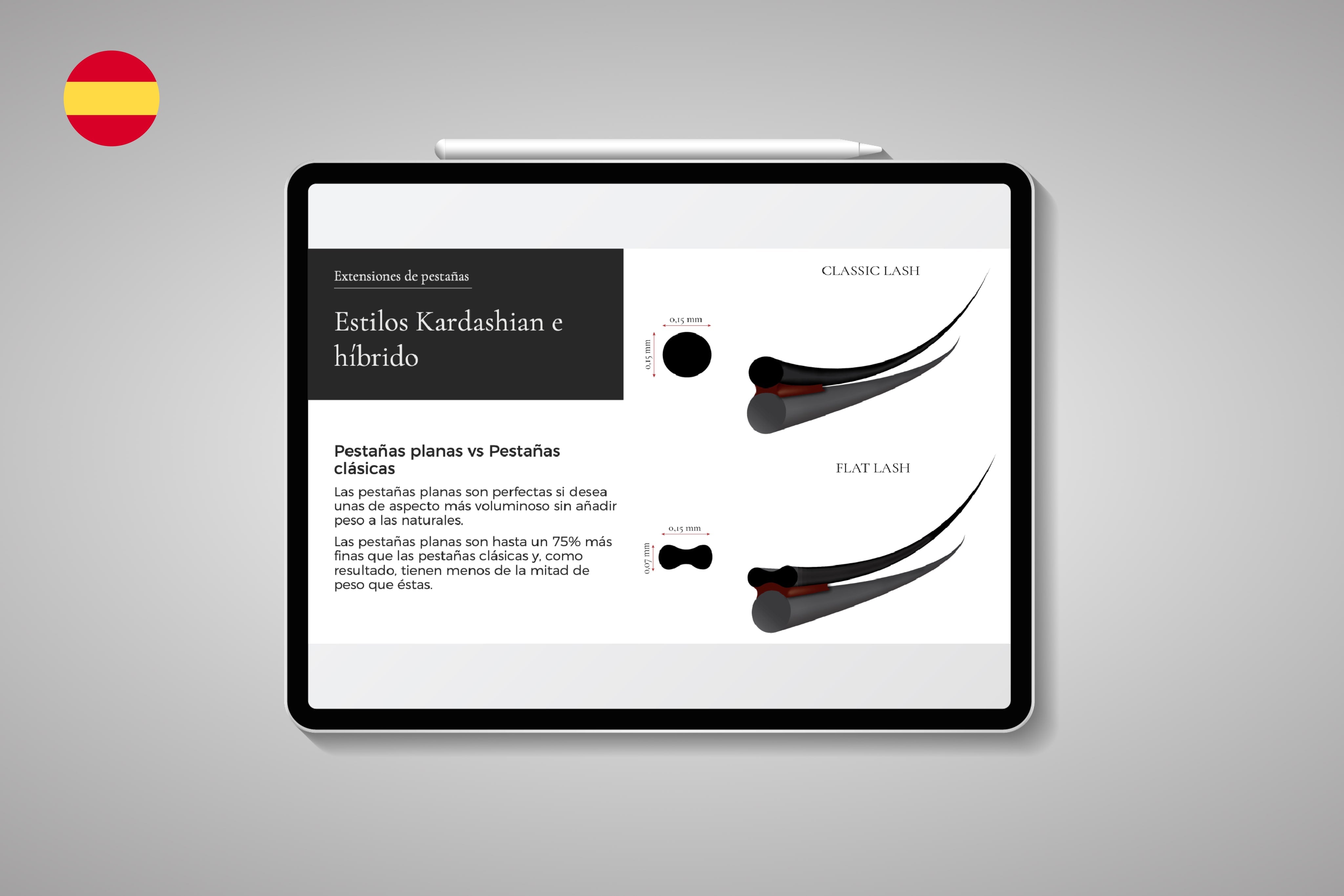 Editable Volume Lash Training Presentation in Spanish