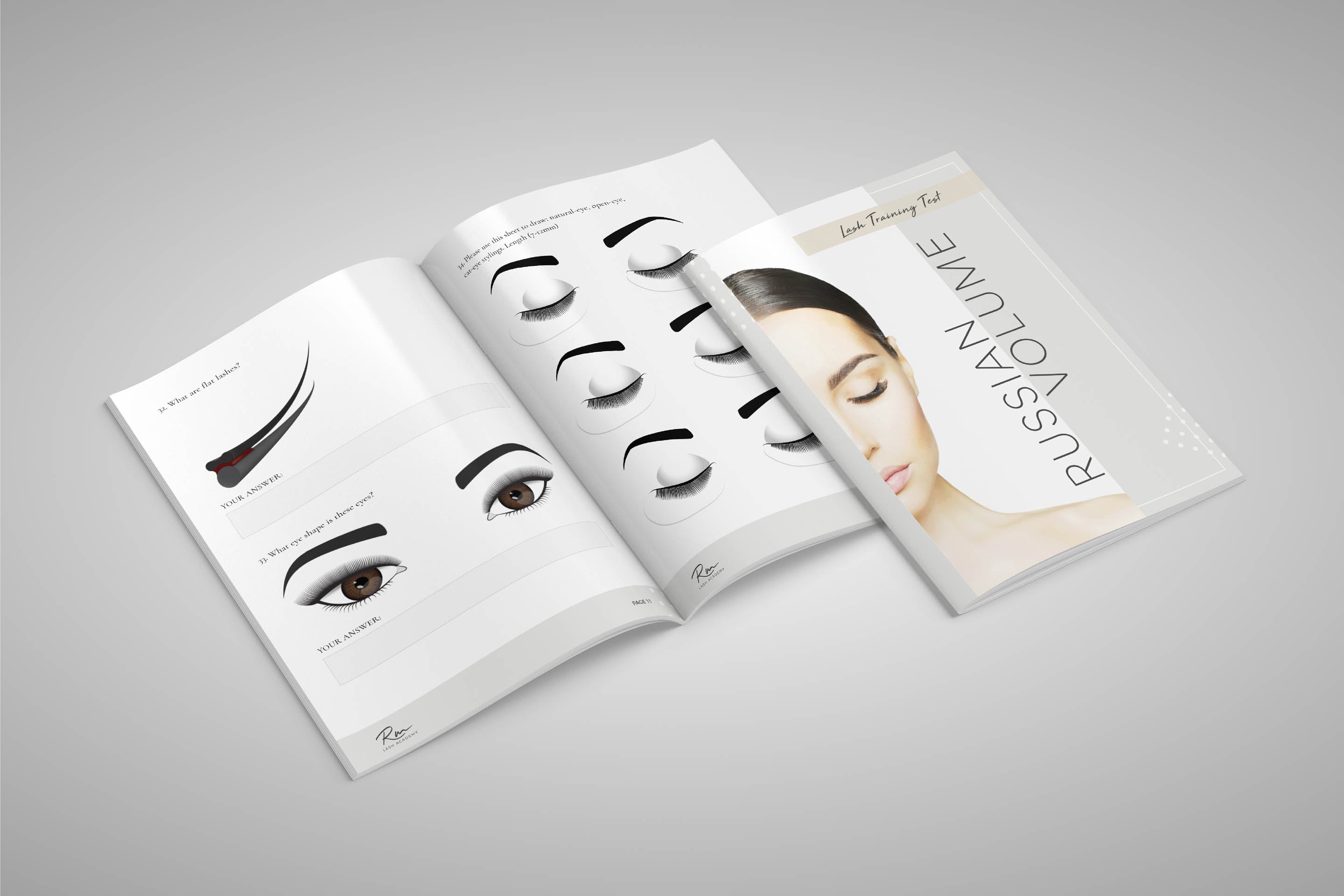 Volume Eyelash Extension Training Test