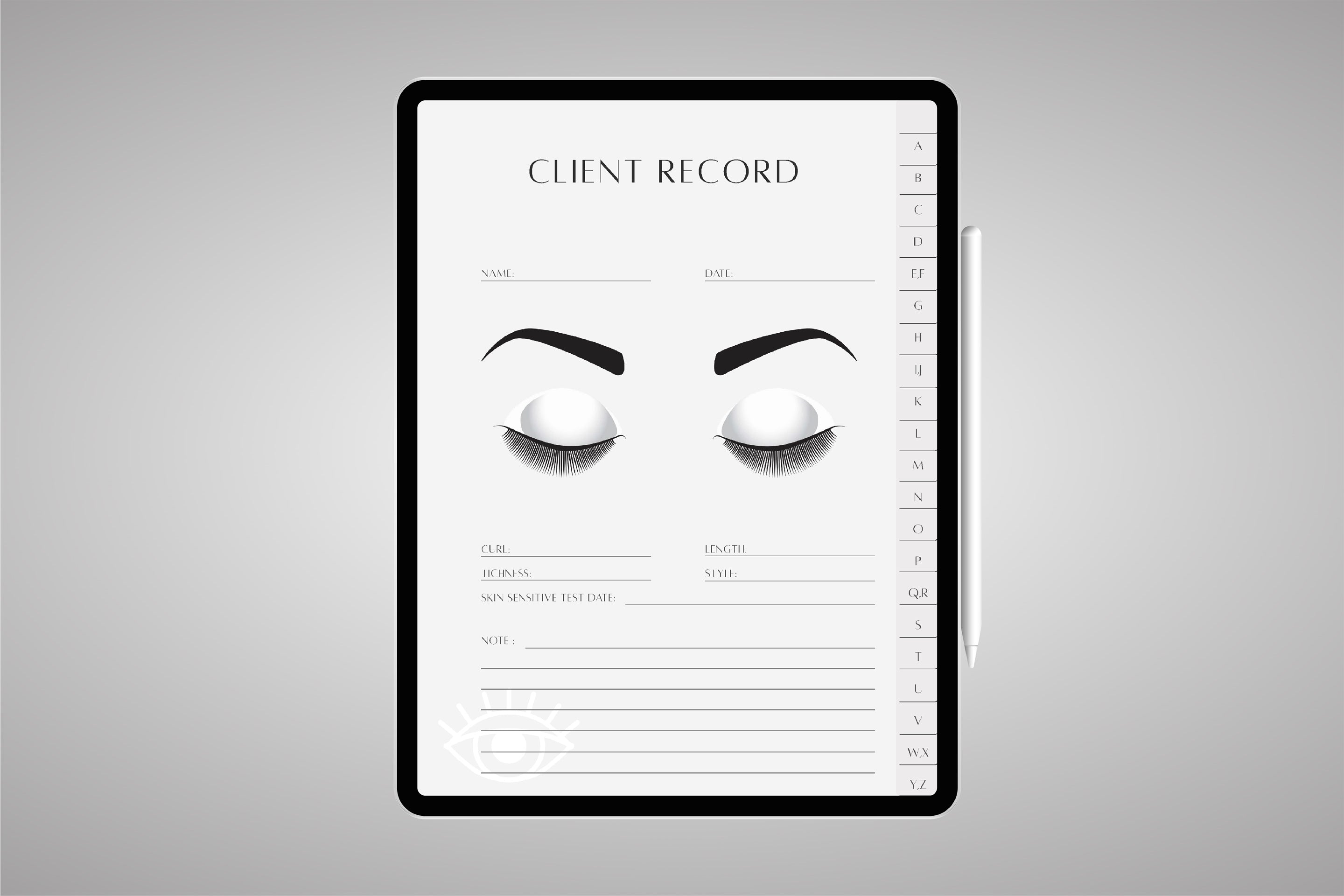 Digital Client Record Notebook