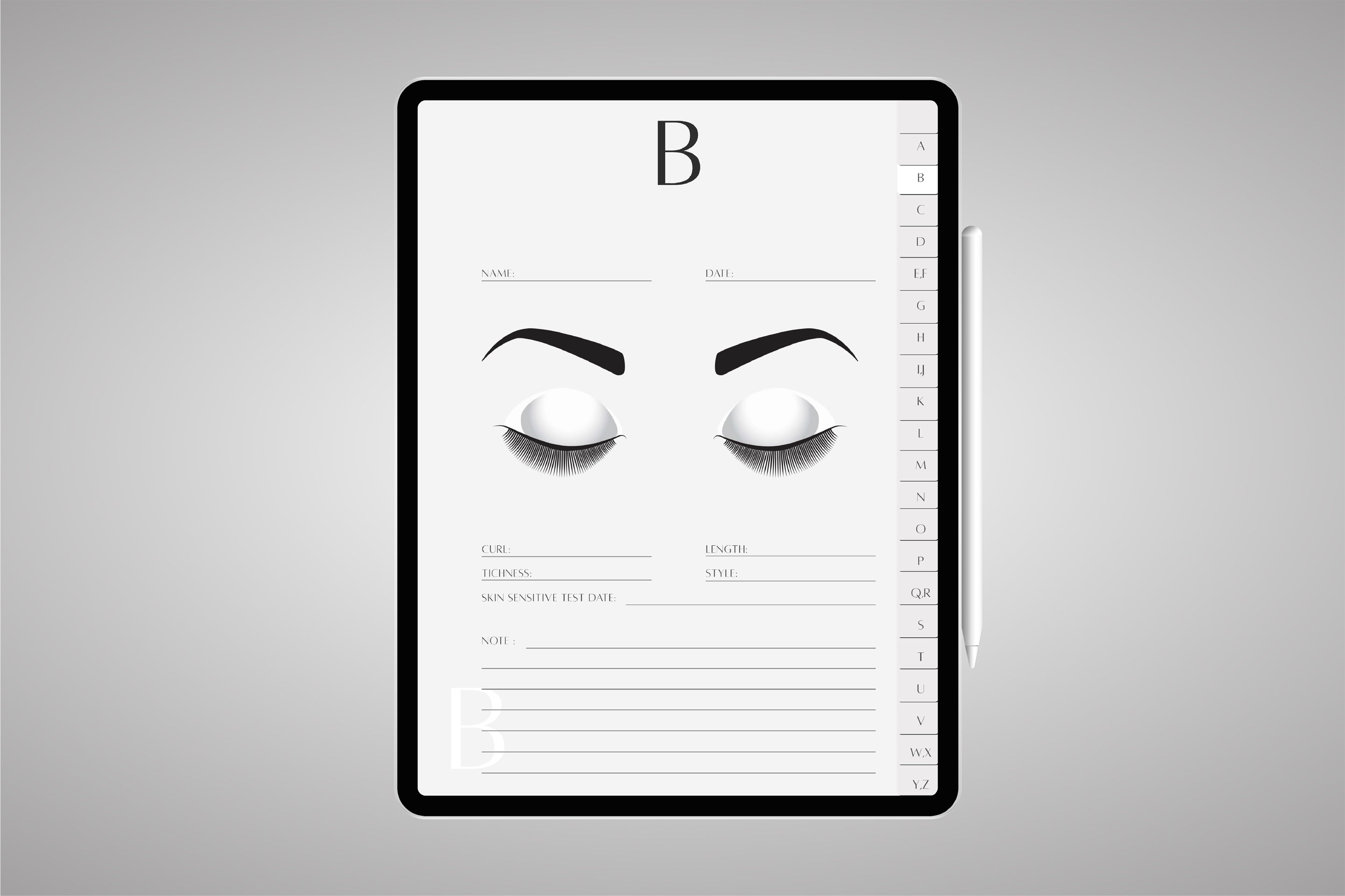 Digital Client Record Notebook