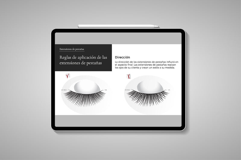 Editable Classic Lash Training Presentation in Spanish