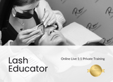 Lash Educator Online Live Private Training