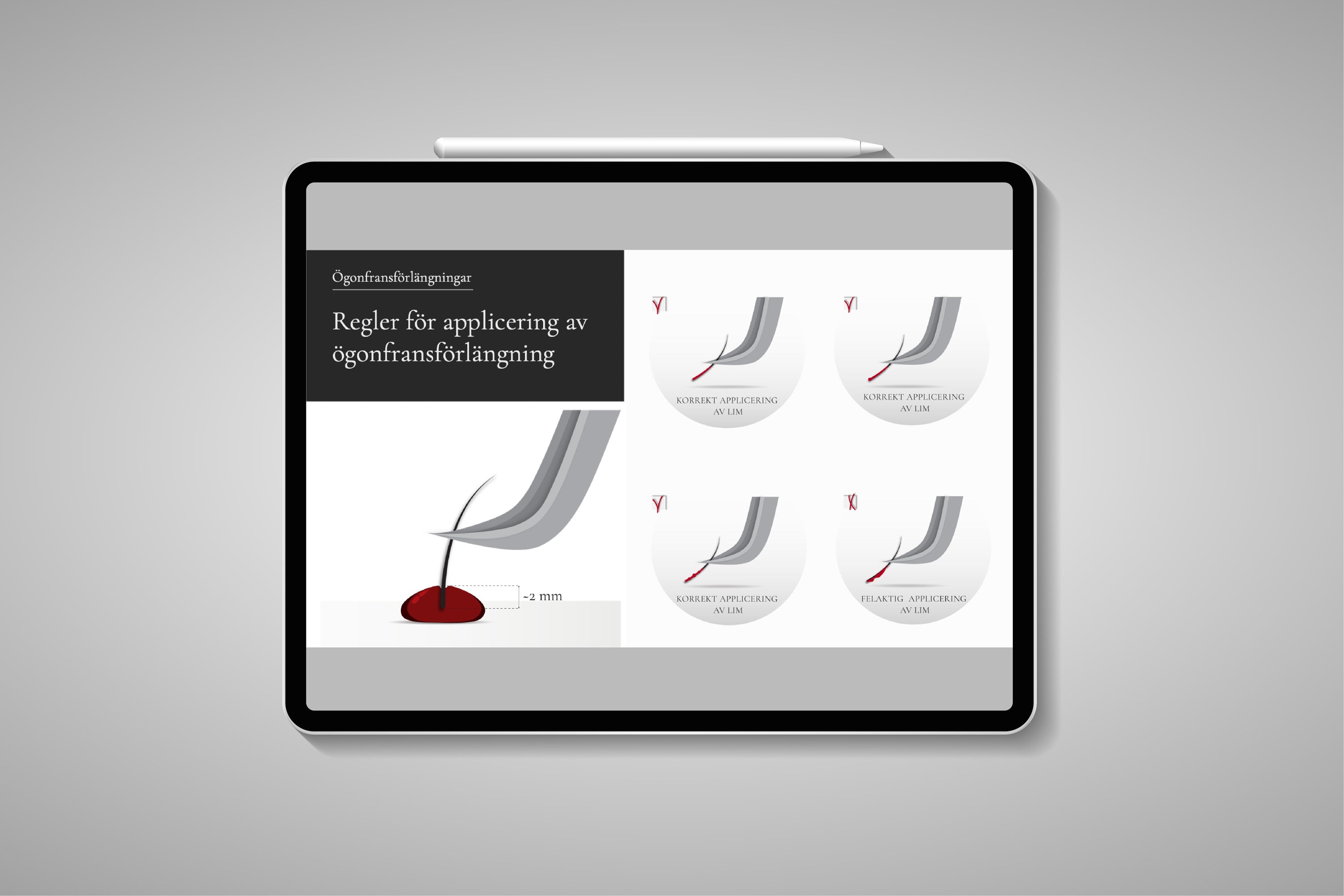 Editable Classic Lash Training Presentation in Swedish